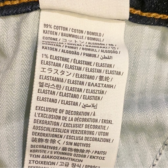 Abercrombie 4 (27) A&F Boot Cut Jeans Sexy Low Rise Dark Indigo Womens Stretch - Picture 12 of 16